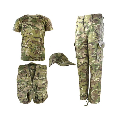 Kids Explorer Army Kit - BTP, Give young adventurers the perfect outdoor or playtime outfit with this complete kids camo set